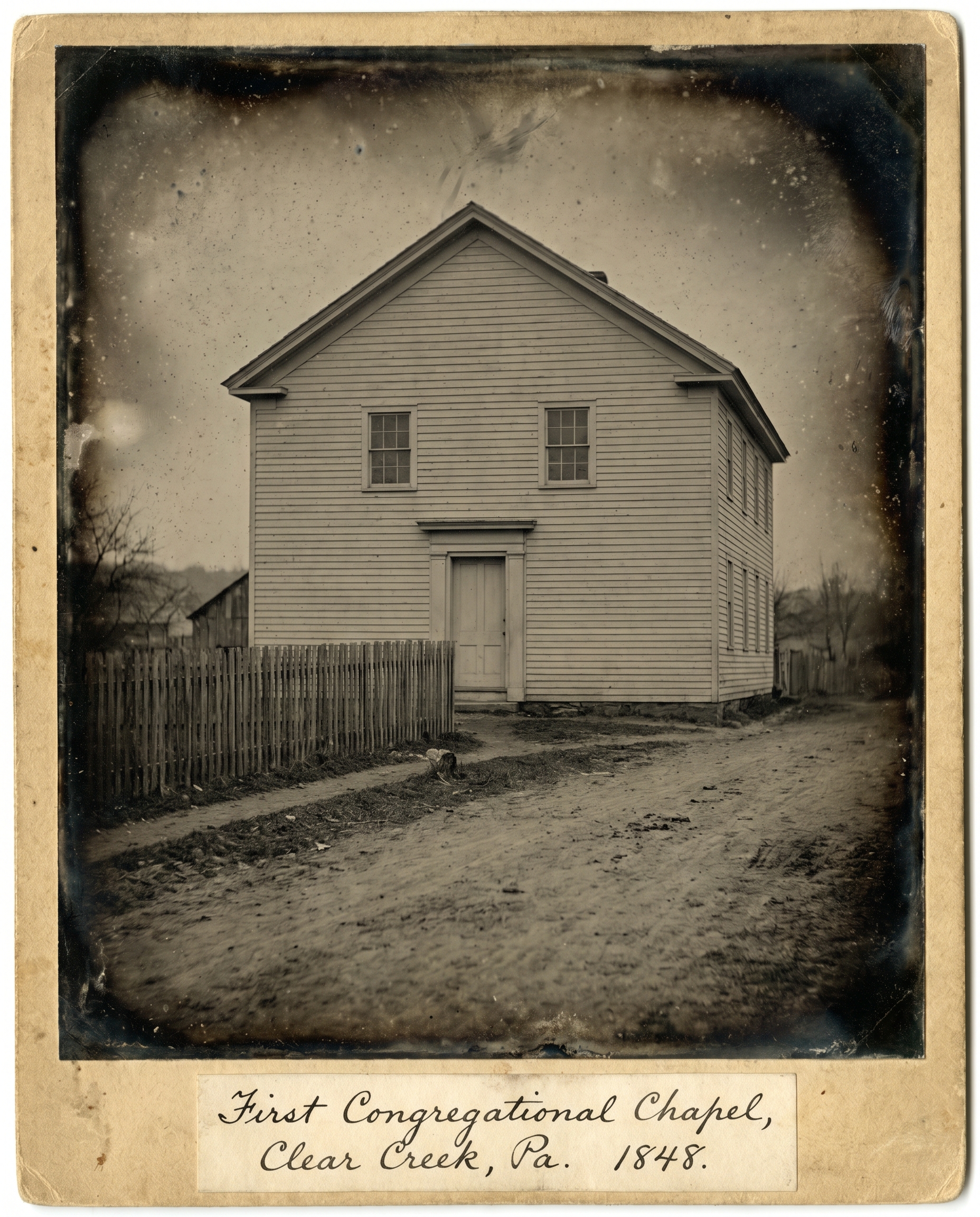 Period photograph circa 1848 of the original Mercer Street shop